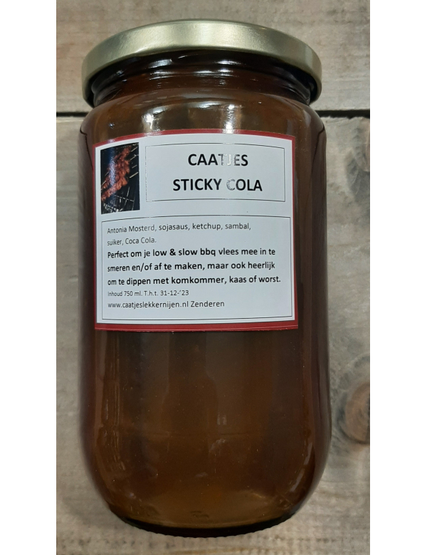 Sticky BBQ Cola 750 gram Sticky BBQ Cola 750 gram
